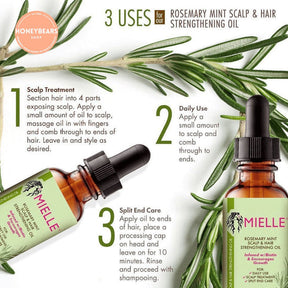 Rosemary Mint Scalp & Hair Strengthening Oil