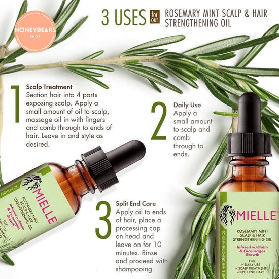 Rosemary Mint Scalp & Hair Strengthening Oil