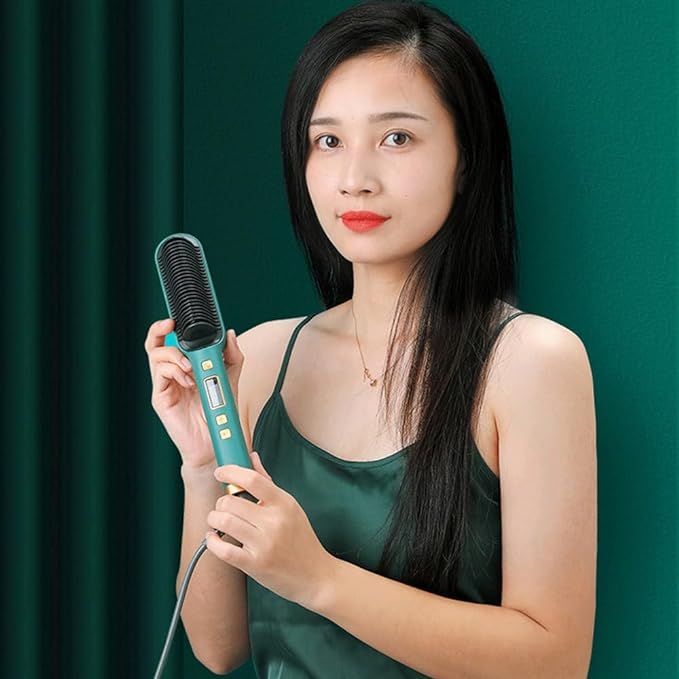 Professional 3In1 Electric comb Hair Straightener - Cool Craze